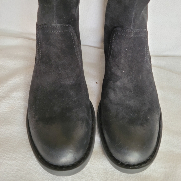 Born Women's Black Suede Borman boots size 6 - Picture 4 of 13
